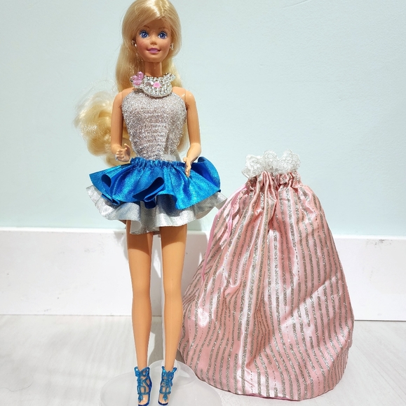 Barbie Jewel Secrets, 1985 y., Barbie Doll, Barbie Bag, 80s, Old Barbie, Mattel - Picture 12 of 12